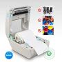 TEROW T9210 USB Desktop Thermal Label Printer 4X6 Barcode Printer 110mm Wide Adjustable 180mm/s High-Speed Printing Direct Thermal Printer for Label/Filing/Mailing/Home/Office Compatible with Windows