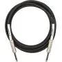 Fender Original Series Instrument Cables (Straight-Straight Angle) for Electric Guitar, Bass Guitar, Electric Mandolin, Pro Audio, 10-Foot, Black - 2 Pack