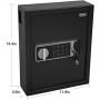 ANSLOCK 48 Hooks Key Cabinet with Digital Lock,Wall Mounted Key Lock Box Ideal for Homes Hotels Schools & Businesses
