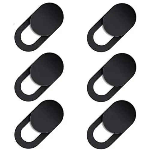 Camera Cover 6 PCS， Webcam Cover Slide，Ultra-Thin Webcam Cover Slide for Laptop, MacBook, PC, Cell Phone and More Accessories，Protect Your Privacy and Security
