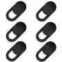 Camera Cover 6 PCS， Webcam Cover Slide，Ultra-Thin Webcam Cover Slide for Laptop, MacBook, PC, Cell Phone and More Accessories，Protect Your Privacy and Security