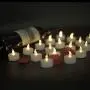 Battery Operated Tea Lights Candles-100PACK Flameless Electric Candles LED Lamp Realistic and Bright Flickering Holiday Gift Long Lasting for Wedding Party Home Decoration (Warm White)