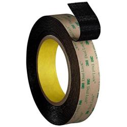 3M Dual Lock Reclosable Fastener TB4575, Black, 1 in x 10 ft
