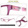 2 Pair Computer Glasses - Anti-blue glasses - Blue Light Blocking Reading Glasses for Women