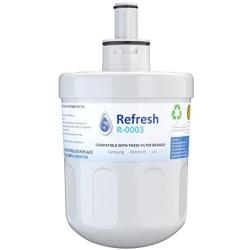 Refresh Replacement for Samsung Aqua-Pure Plus DA29-00003G, DA29-00003A, DA2900002B, DA2900003, DA2900003F, DA290002, HAFCU1, HAFIN2 and Waterdrop WD-DA-29-00003G Refrigerator Water Filter (1 Pack)