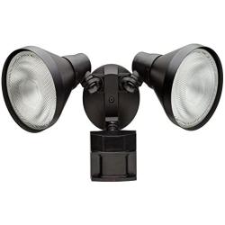 Defiant 180 Degree Black Motion-Sensing Outdoor Security Light DF-5416-BK-A