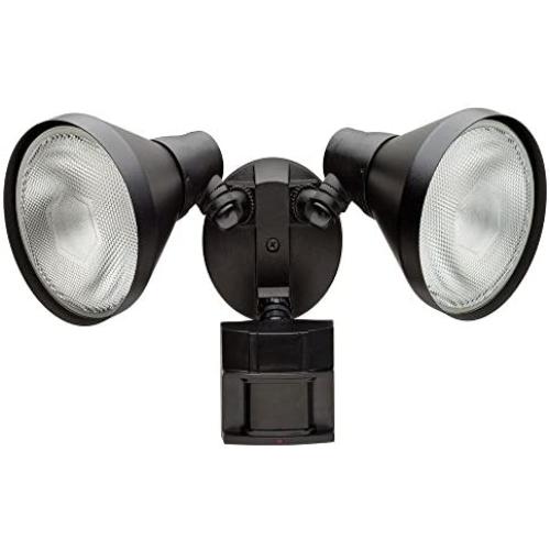 Defiant 180 Degree Black Motion-Sensing Outdoor Security Light DF-5416-BK-A