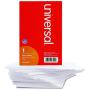 Universal 46500 Loose Memo Sheets, 4 x6, White (Pack of 500 Sheets)