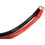 4 AWG Battery Cable Positive Negative 2 feet with Gold Plated high Conductivity 5/16 inch Ring lugs Ideal for car, Boat Battery,Solar Battery Wiring. (a Pair)
