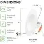 Sunco Lighting 12 Pack 5/6 Inch LED Recessed Downlight, Baffle Trim, Dimmable, 13W=75W, 2700K Soft White, 1050 LM, Damp Rated, Simple Retrofit Installation - UL + Energy Star Sunco Lighting 12 Pack 5/6 Inch LED Recessed Downlight, Baffle Trim, Dimmable, 13W=75W, 2700K Soft White, 1050 LM, Damp Rated, Simple Retrofit Installation - UL + Energy Star