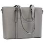 BROMEN Women Briefcase 15.6 inch Laptop Tote Bag Vintage Leather Handbags Shoulder Work Purses