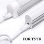 Cresea Products 10ft UL T5 T8 Led Tube Power Extension Cords for Integrated Tube Light with 2 Prong US Plug and On/Off Switch (2 Pack)