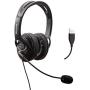 Discover D722U Noise Cancelling USB Wired Headset Compatible with Computer Softphone Apps Like Ringcentral, Nextiva, 8x8, Jive, Vonage, Cisco, Microsoft Teams, Avaya, Skype, Zoom and More