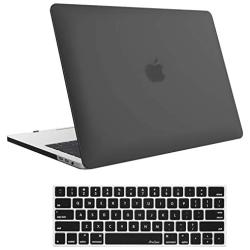 ProCase MacBook Pro 15 Case 2019 2018 2017 2016 Release A1990/A1707, Hard Case Shell Cover and Keyboard Cover for Apple MacBook Pro 15'' (2019/2018/2017/2016) with Touch Bar and Touch ID –Black