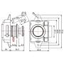 Encell Set of 5 Push Button Latch Cupboard for RV Camper Motor Home Caravan