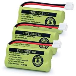 BT18433 BT28433 BT184342 BT284342 BT183348 BT283348 BT-1011 Replacement Battery Compatible for Vtech Phone CS6209 CS6219 CS6229 DS6151 89-1330-01-00 CPH-515D(Pack of 3)