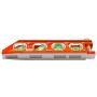 Klein Tools 935AB4V Level, Torpedo Level is a Magnetic Conduit Level with 4 Vials, V-Groove and Magnet Track, High Viz Orange
