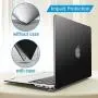 IBENZER MacBook Air 11 Inch Case Model A1370 A1465, Soft Touch Plastic Hard Shell Case Bundle with Keyboard Cover & Screen Protector for Apple Laptop Mac Air 11, Black, A11BK+2