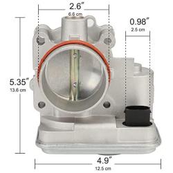 TTIIHOT Compatible with Electronic Throttle Body Assembly Chrysler, Jeep & Dodge 2.0L and 2.4L - 200,Sebring,Avenger,Caliber,Journey,Compass & Patriot - Replaces 04891735AC 977-025 4891735AD 4891735AC