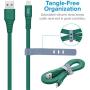 i2GO Lightning Flat Cable (4ft), iPhone Charger MFi Certified for iPhone 12/12 Pro/ 12 Pro Max/ 12 Mini/ 11 Pro Max/ 11 Pro/ 11/ X/ 8 Plus/ 8/7 Plus/ 7/ iPad and More - Green i2GO Lightning Flat Cable (4ft), iPhone Charger MFi Certified for iPhone 12/12 Pro/ 12 Pro Max/ 12 Mini/ 11 Pro Max/ 11 Pro/ 11/ X/ 8 Plus/ 8/7 Plus/ 7/ iPad and More - Green