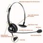 Beebang 2.5mm Cordless Phone Headset, Telephone Headset with Noise Canceling Mic Work for AT&T Panasonic Cisco Grandstream Polycom Vtech Uniden and Wireless Dect Phones