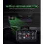 IRONWALLS 8 Gang Switch Panel LED On-Off Car Control Switch Panel with Wiring Harness and Label Stickers for Car Marine Boat Trunk Jeep Caravan Ford