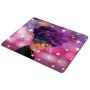 Smooffly Gaming Mousepad Custom,Traditional African Black Women with Purple Hair Afro Hairstyle Watercolor Portrait Picture Print Personalized Rectangle Mouse Pad