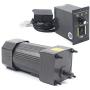 110V 120W Ac Gear Motor Electric Single-phase Motor Gear Motor Electric Variable Speed Adjustable Controller Governor Reduction Ratio 1:10 Geared Motor Adjustable Speed Controller Rated speed 0-135RPM
