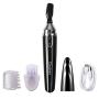 Rechargeable Eyebrow Hair trimmer Painless-Precision with Comb Electric Eyebrow Hair Razor Tool for Face Arm Legs Whole Body Hair Removal for Men Women