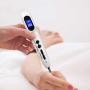 Electronic Acupuncture Pen Pain Relief Therapy Meridian Pen Acupuncture Pen with 2 Massage Heads Electric Meridians Electronic Acupuncture Pen Pain Relief Therapy Meridian Pen Acupuncture Pen with 2 Massage Heads Electric Meridians