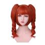 Honcloud Short Bob Wigs with Two Ponytails Air Bang Lolita Cute Cosplay wig Party Hair (orange£