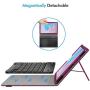 Fintie Keyboard Case for Samsung Galaxy Tab S6 10.5'' 2019 (Model SM-T860/T865/T867), [Patented S Pen Slot Design] Folio Stand Cover with Removable Wireless Bluetooth Keyboard, Purple