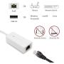 Cable Matters USB to Ethernet Adapter Supporting 10/100 Mbps Ethernet Network in White