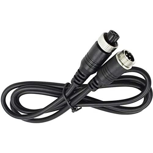 10FT/3M Car 4Pin Aviation Video ExtensionCable for, CCTV Rearview Camera Truck Trailer Camper Bus Motorhome Vehicle Backup Monitor Waterproof Shockproof System