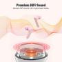 Wireless Earbuds, Bluetooth 5.0 Earbuds Hi-Fi Stereo Headphones 30H Playtime True Wireless Earbuds IPX6 Waterproof Earphones in-Ear Headphones with Mic and USB C for Working/Travel/Gym (D,Pink)