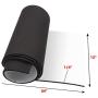Dualplex Neoprene Sponge Foam Rubber Roll Adhesive,12x54 Inches X 1/4'' Thick, Perfect Cosplay Padding, DIY Project Sheet - Easy Cut Adhesive Multi-Function Soundproof Rubber Foam Sheet