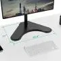 WALI Free Standing Single LCD Monitor Fully Adjustable Desk Mount Fits 1 Screen up to 32 inch, 17.6 lbs. Weight Capacity (MF001), Black WALI Free Standing Single LCD Monitor Fully Adjustable Desk Mount Fits 1 Screen up to 32 inch, 17.6 lbs. Weight Capacity (MF001), Black