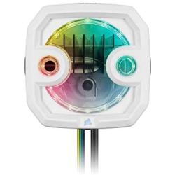Corsair Hydro X Series XD3 RGB Pump/Reservoir Combo - White - DDC PWM Pump - 180ml Reservoir - Compact Form Factor - Dynamic RGB Lighting