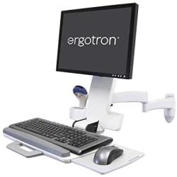 Ergotron – 200 Series Combo Arm – 18-Inch Extension, White