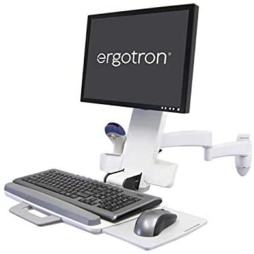 Ergotron – 200 Series Combo Arm – 18-Inch Extension, White