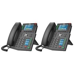Fanvil X5U High-End IP Phone 16 SIP Lines Dual Gigabit Port with PoE Integrated