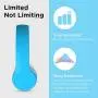 LilGadgets Kids Premium Volume Limited Wired Headphones with SharePort (Children, Toddlers) - Blue