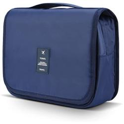 Mossio Hanging Toiletry Bag - Large Cosmetic Makeup Travel Organizer for Men & Women with Sturdy Hook