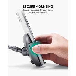AUKEY Car Phone Mount [Strong Suction] Windshield Dashboard Car Phone Holder Anti-Shake 360 Degree Rotation Compatible with iPhone 11 Pro Max/11/XS Max/XS/8 and More