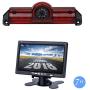 Night Vision 3rd Brake Light Reversing Backup Camera + 7.0 inch TFT Monitor Display for GMC Savana Chevrolet Explorer Chevy Express 1500 2500 3500 Van (2003-2018)
