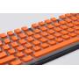 HK Gaming 108 Double Shot PBT Pudding Keycaps Keyset for Mechanical Gaming Keyboard MX Switches (Orange)