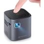 VANKYO GO200 Smart Mini Projector with Bluetooth & 1080P Supported, Rechargeable DLP Wi-Fi Pico Projector with Android 7.1, HDMI, USB, Compatible with iPhone, Android, Laptop for Home & Outdoor