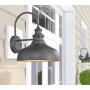 Bestshared Farmhouse Wall Mount Lights, Gooseneck Barn Light, Outdoor Wall Lantern for Porch with Black Finish and Contrast Color Interior