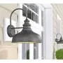 Bestshared Farmhouse Wall Mount Lights, Gooseneck Barn Light, Outdoor Wall Lantern for Porch with Black Finish and Contrast Color Interior