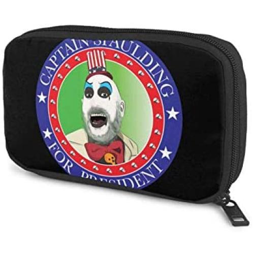 Hxuedan Captain Spaulding The Data Cable Storage Bag is A Portable and Independent Design SuitableVFor Travelers to Place The Data Cable, Earphone and Electronic Product Data Cable Storage Bag